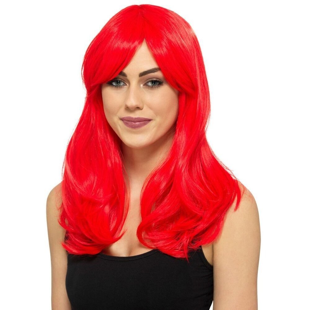 Claire's Women's Hair Accessories Premium Red Halloween Wig Costumes One Size